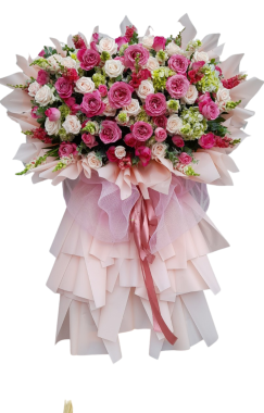 Kệ hoa chúc mừng khai trương 12