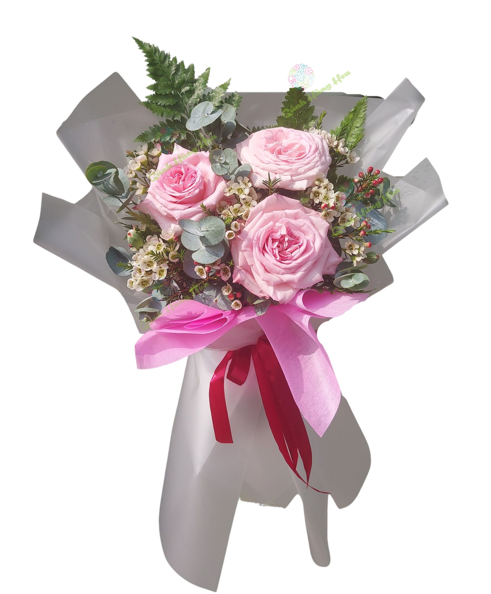 Bó hoa ngày Valentine I love you