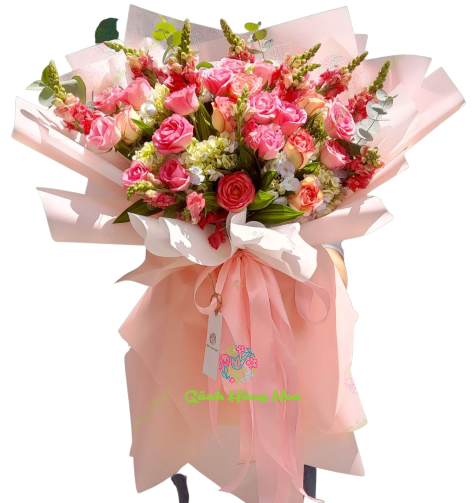 Mẫu hoa bó dài sang trọng